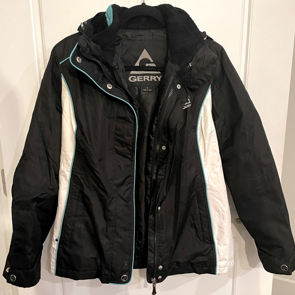Black Ski Jacket - Size Small